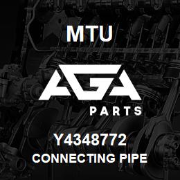 Y4348772 MTU Connecting Pipe | AGA Parts