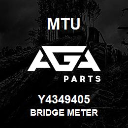 Y4349405 MTU BRIDGE METER | AGA Parts