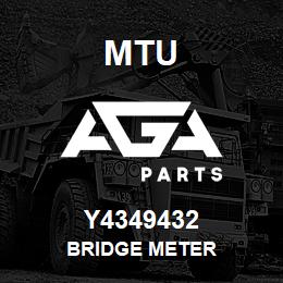 Y4349432 MTU Bridge Meter | AGA Parts