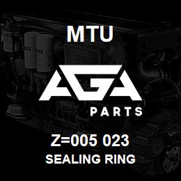 Z=005 023 MTU SEALING RING | AGA Parts