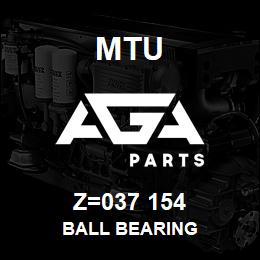 Z=037 154 MTU BALL BEARING | AGA Parts