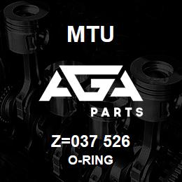 Z=037 526 MTU O-RING | AGA Parts