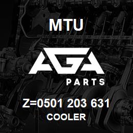 Z=0501 203 631 MTU COOLER | AGA Parts