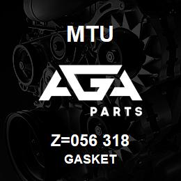 Z=056 318 MTU GASKET | AGA Parts