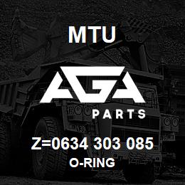 Z=0634 303 085 MTU O-RING | AGA Parts