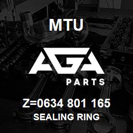 Z=0634 801 165 MTU SEALING RING | AGA Parts