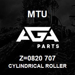 Z=0820 707 MTU CYLINDRICAL ROLLER | AGA Parts