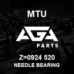 Z=0924 520 MTU NEEDLE BEARING | AGA Parts