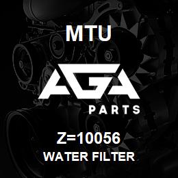 Z=10056 MTU WATER FILTER | AGA Parts