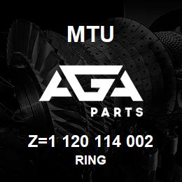 Z=1 120 114 002 MTU RING | AGA Parts