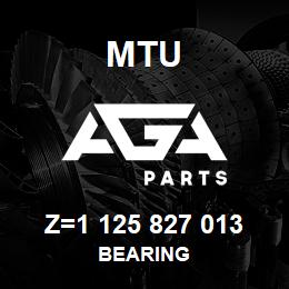 Z=1 125 827 013 MTU BEARING | AGA Parts