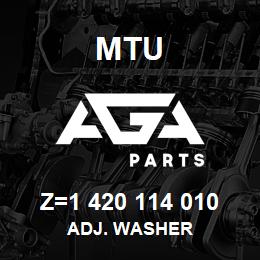 Z=1 420 114 010 MTU ADJ. WASHER | AGA Parts