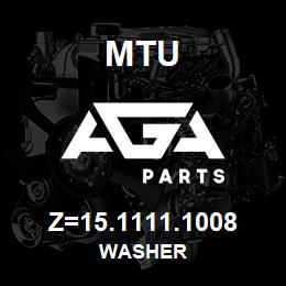 Z=15.1111.1008 MTU WASHER | AGA Parts