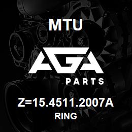 Z=15.4511.2007A MTU RING | AGA Parts