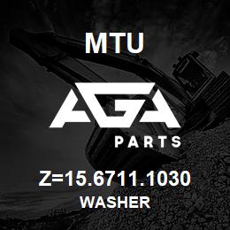 Z=15.6711.1030 MTU WASHER | AGA Parts