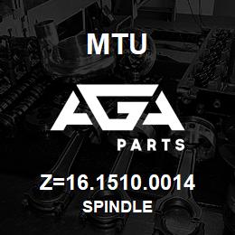 Z=16.1510.0014 MTU SPINDLE | AGA Parts