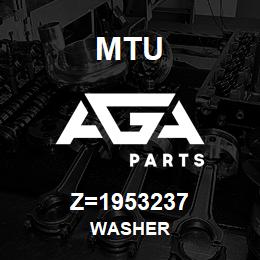 Z=1953237 MTU WASHER | AGA Parts