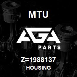 Z=1988137 MTU HOUSING | AGA Parts