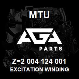 Z=2 004 124 001 MTU EXCITATION WINDING | AGA Parts