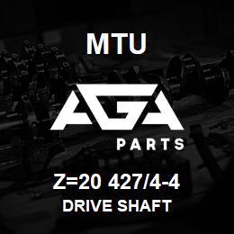 Z=20 427/4-4 MTU DRIVE SHAFT | AGA Parts