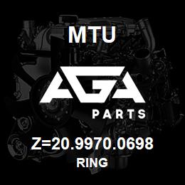 Z=20.9970.0698 MTU RING | AGA Parts