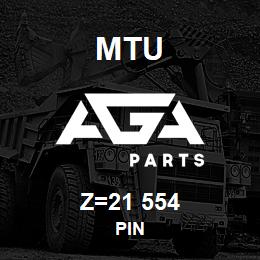 Z=21 554 MTU PIN | AGA Parts