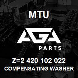 Z=2 420 102 022 MTU COMPENSATING WASHER | AGA Parts