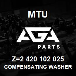 Z=2 420 102 025 MTU COMPENSATING WASHER | AGA Parts