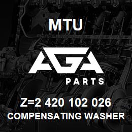 Z=2 420 102 026 MTU COMPENSATING WASHER | AGA Parts