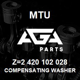 Z=2 420 102 028 MTU COMPENSATING WASHER | AGA Parts