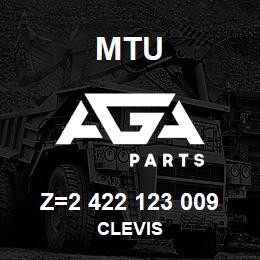 Z=2 422 123 009 MTU CLEVIS | AGA Parts