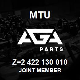 Z=2 422 130 010 MTU JOINT MEMBER | AGA Parts