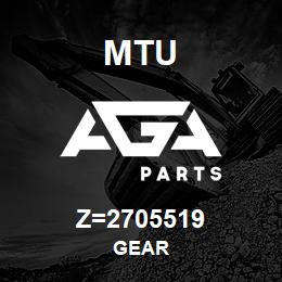 Z=2705519 MTU GEAR | AGA Parts