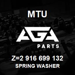 Z=2 916 699 132 MTU SPRING WASHER | AGA Parts