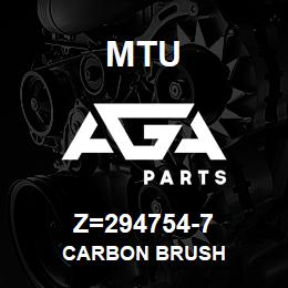 Z=294754-7 MTU CARBON BRUSH | AGA Parts