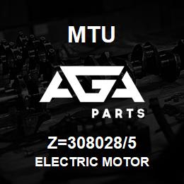 Z=308028/5 MTU ELECTRIC MOTOR | AGA Parts