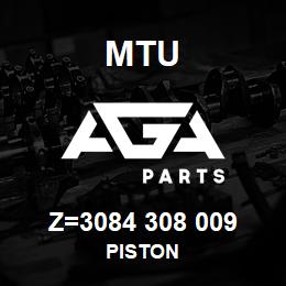 Z=3084 308 009 MTU PISTON | AGA Parts