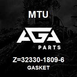 Z=32330-1809-6 MTU GASKET | AGA Parts