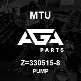 Z=330515-8 MTU PUMP | AGA Parts