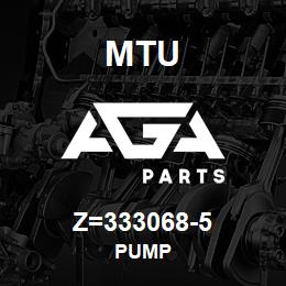 Z=333068-5 MTU PUMP | AGA Parts