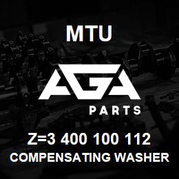 Z=3 400 100 112 MTU COMPENSATING WASHER | AGA Parts