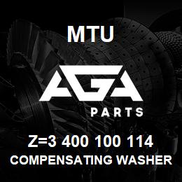 Z=3 400 100 114 MTU COMPENSATING WASHER | AGA Parts