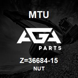 Z=36684-15 MTU NUT | AGA Parts