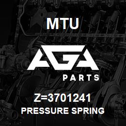 Z=3701241 MTU PRESSURE SPRING | AGA Parts