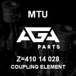 Z=410 14 028 MTU COUPLING ELEMENT | AGA Parts