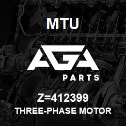 Z=412399 MTU THREE-PHASE MOTOR | AGA Parts