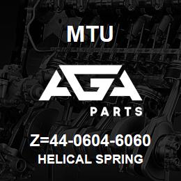 Z=44-0604-6060 MTU HELICAL SPRING | AGA Parts