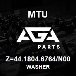 Z=44.1804.6764/N00 MTU WASHER | AGA Parts