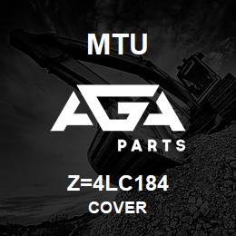 Z=4LC184 MTU COVER | AGA Parts