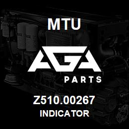 Z510.00267 MTU INDICATOR | AGA Parts